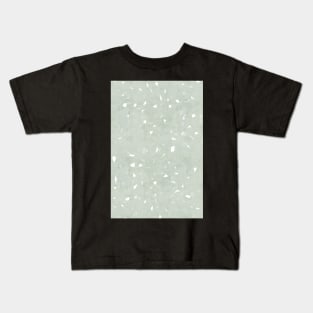 Sage green watercolor pattern Kids T-Shirt